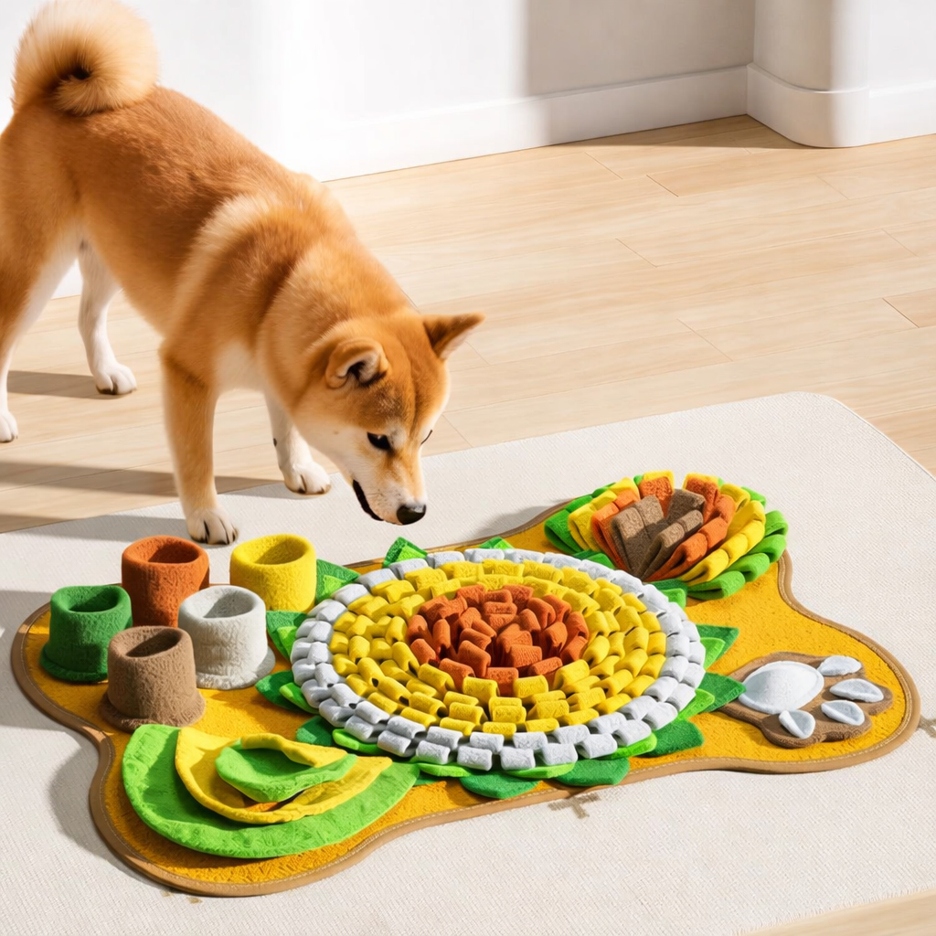 Interactive Snuffle Puzzle Mat for Dogs
