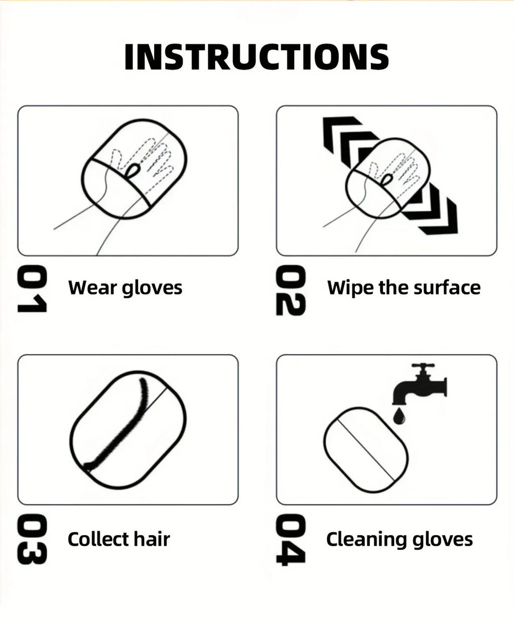 🔥🔥Pet Hair Removal Gloves
