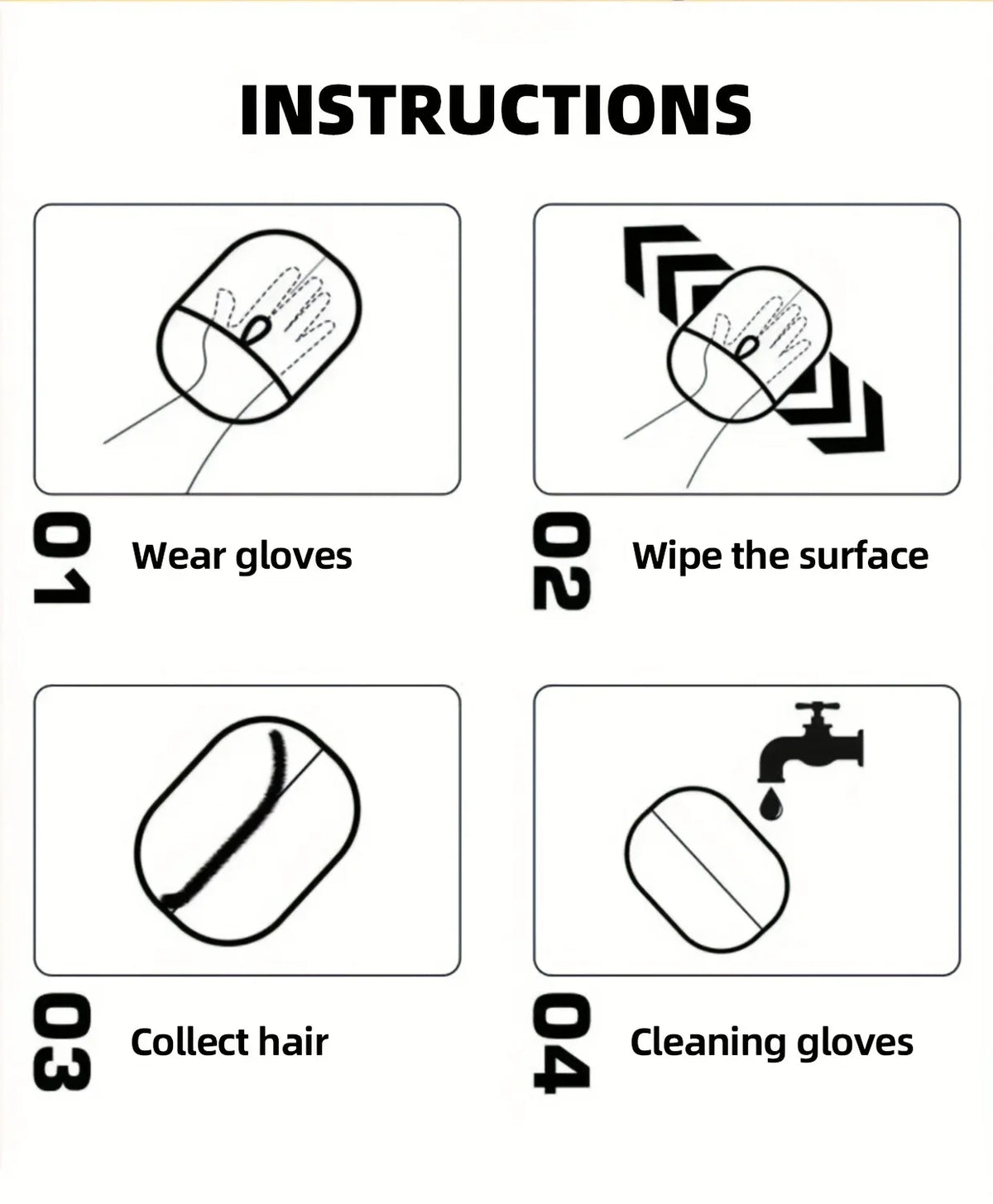 🔥🔥Pet Hair Removal Gloves